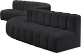 Arc Vegan Leather Modular Sofa - Elevate Your Space with Contemporary Luxury and Versatile Design