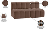 Arc Vegan Leather Modular Sofa - Luxurious Design with Deep Channel Tufting for Chic Interiors