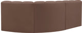 Arc Vegan Leather Modular Sofa - Modern Elegance with Deep Channel Tufting for Versatile Living Spaces