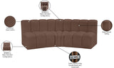 Arc Vegan Leather Modular Sofa - Elevate Your Space with Contemporary Luxury and Versatile Design