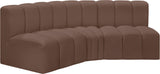 Arc Vegan Leather Modular Sofa - Elevate Your Space with Contemporary Luxury and Versatile Design