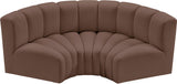 Arc Vegan Leather Modular Sofa – Elevate Your Space with Timeless Sophistication and Versatile Design!