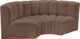 Arc Vegan Leather Modular Sofa – Elevate Your Space with Timeless Sophistication and Versatile Design!