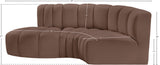 Arc Vegan Leather Modular Sofa - Luxurious, Versatile Design Perfect for Chic Living Spaces and More