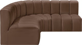 Arc Vegan Leather Modular Sofa - Elevate Your Space with Luxurious Design and Versatile Comfort