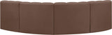 Arc Vegan Leather Modular Sofa - Elevate Your Space with Luxurious Design and Versatile Comfort