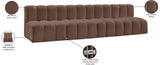 Arc Vegan Leather Modular Sofa: Elevate Your Space with Timeless Sophistication and Versatile Design