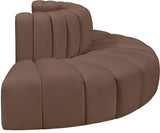 Arc Vegan Leather Modular Sofa - Elevate Your Space with Timeless Sophistication and Versatile Design