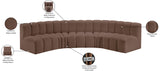 Arc Vegan Leather Modular Sofa: Elevate Your Space with Luxurious Comfort and Modern Versatility