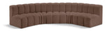 Arc Vegan Leather Modular Sofa: Elevate Your Space with Luxurious Comfort and Modern Versatility