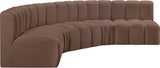 Arc Vegan Leather Modular Sofa: Elevate Your Space with Luxurious Comfort and Modern Versatility