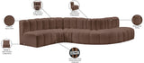 Arc Vegan Leather Modular Sofa – Elevate Your Space with Timeless Sophistication and Versatile Style