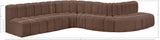Arc Vegan Leather Modular Sofa - Elevate Your Space with Timeless Luxury and Versatile Comfort Today!