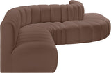 Arc Vegan Leather Modular Sofa - Elevate Your Space with Timeless Luxury and Versatile Comfort Today!