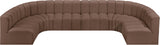 Arc Vegan Leather Modular Sofa - Elevate Your Space with Timeless Luxury and Versatile Design