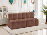 Arc Vegan Leather Modular Sofa - Luxurious Design with Deep Channel Tufting for Chic Interiors