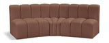 Arc Vegan Leather Modular Sofa - Elevate Your Space with Contemporary Luxury and Versatile Design