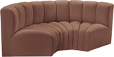 Arc Vegan Leather Modular Sofa – Elevate Your Space with Timeless Sophistication and Versatile Design!