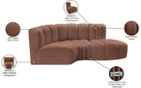 Arc Vegan Leather Modular Sofa - Luxurious, Versatile Design Perfect for Chic Living Spaces and More