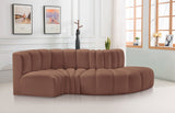Arc Vegan Leather Modular Sofa – Elevate Your Space with Timeless Luxury and Versatile Design