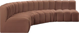 Arc Vegan Leather Modular Sofa: Elevate Your Space with Luxurious Comfort and Modern Versatility