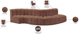 Arc Vegan Leather Modular Sofa – Elevate Your Space with Modern Luxury and Versatile Design Options