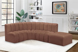Arc Vegan Leather Modular Sofa: Elevate Your Space with Timeless Sophistication and Versatile Design
