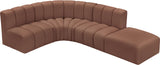 Arc Vegan Leather Modular Sofa: Elevate Your Space with Timeless Sophistication and Versatile Design