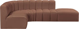 Arc Vegan Leather Modular Sofa: Elevate Your Space with Timeless Sophistication and Versatile Design