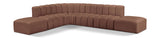 Arc Vegan Leather Modular Sofa – A Stylish, Versatile Statement Piece for Modern Living Spaces