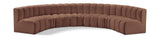 Arc Vegan Leather Modular Sofa – Elevate Your Space with Timeless Elegance and Versatile Design