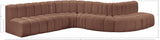 Arc Vegan Leather Modular Sofa - Elevate Your Space with Timeless Luxury and Versatile Comfort Today!