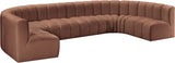 Arc Vegan Leather Modular Sofa - Elevate Your Space with Timeless Luxury and Versatile Design
