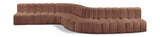 Arc Vegan Leather Modular Sofa - Elevate Your Space with Contemporary Luxury and Versatile Design