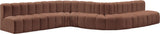 Arc Vegan Leather Modular Sofa - Elevate Your Space with Contemporary Luxury and Versatile Design