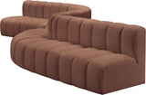 Arc Vegan Leather Modular Sofa - Elevate Your Space with Contemporary Luxury and Versatile Design