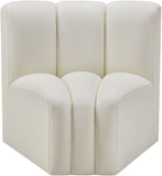 Arc Vegan Leather Curved Corner Chair - Elevate Your Space with Modern Luxury and Timeless Style