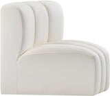 Arc Vegan Leather Curved Corner Chair - Elevate Your Space with Modern Luxury and Timeless Style