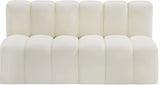 Arc Vegan Leather Modular Sofa - Luxurious Design with Deep Channel Tufting for Chic Interiors