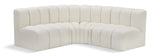 Arc Vegan Leather Modular Sofa - Elevate Your Space with Luxurious Design and Versatile Comfort