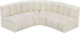 Arc Vegan Leather Modular Sofa - Elevate Your Space with Luxurious Design and Versatile Comfort