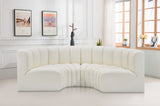 Arc Vegan Leather Modular Sofa - Elevate Your Space with Luxurious Design and Versatile Style Options