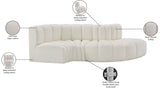 Arc Vegan Leather Modular Sofa – Elevate Your Space with Timeless Luxury and Versatile Design