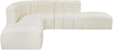 Arc Vegan Leather Modular Sofa - Elevate Your Space with Luxurious Comfort and Timeless Style