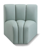 Arc Vegan Leather Curved Corner Chair - Elevate Your Space with Modern Luxury and Timeless Style