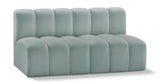 Arc Vegan Leather Modular Sofa - Luxurious Design with Deep Channel Tufting for Chic Interiors
