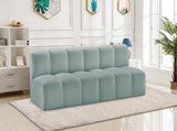 Arc Vegan Leather Modular Sofa - Luxurious Design with Deep Channel Tufting for Chic Interiors