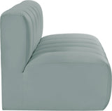 Arc Vegan Leather Modular Sofa - Luxurious Design with Deep Channel Tufting for Chic Interiors