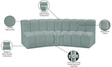 Arc Vegan Leather Modular Sofa - Elevate Your Space with Contemporary Luxury and Versatile Design