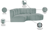 Arc Vegan Leather Modular Sofa - Luxurious, Versatile Design Perfect for Chic Living Spaces and More